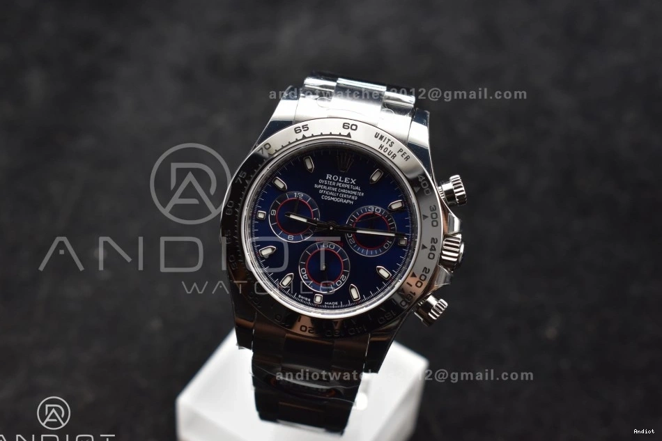 and UrbanChic Dial 751 904L Best Bracelet 1:1 BTF 116509 Daytona Edition Case Blue SA SS 0715